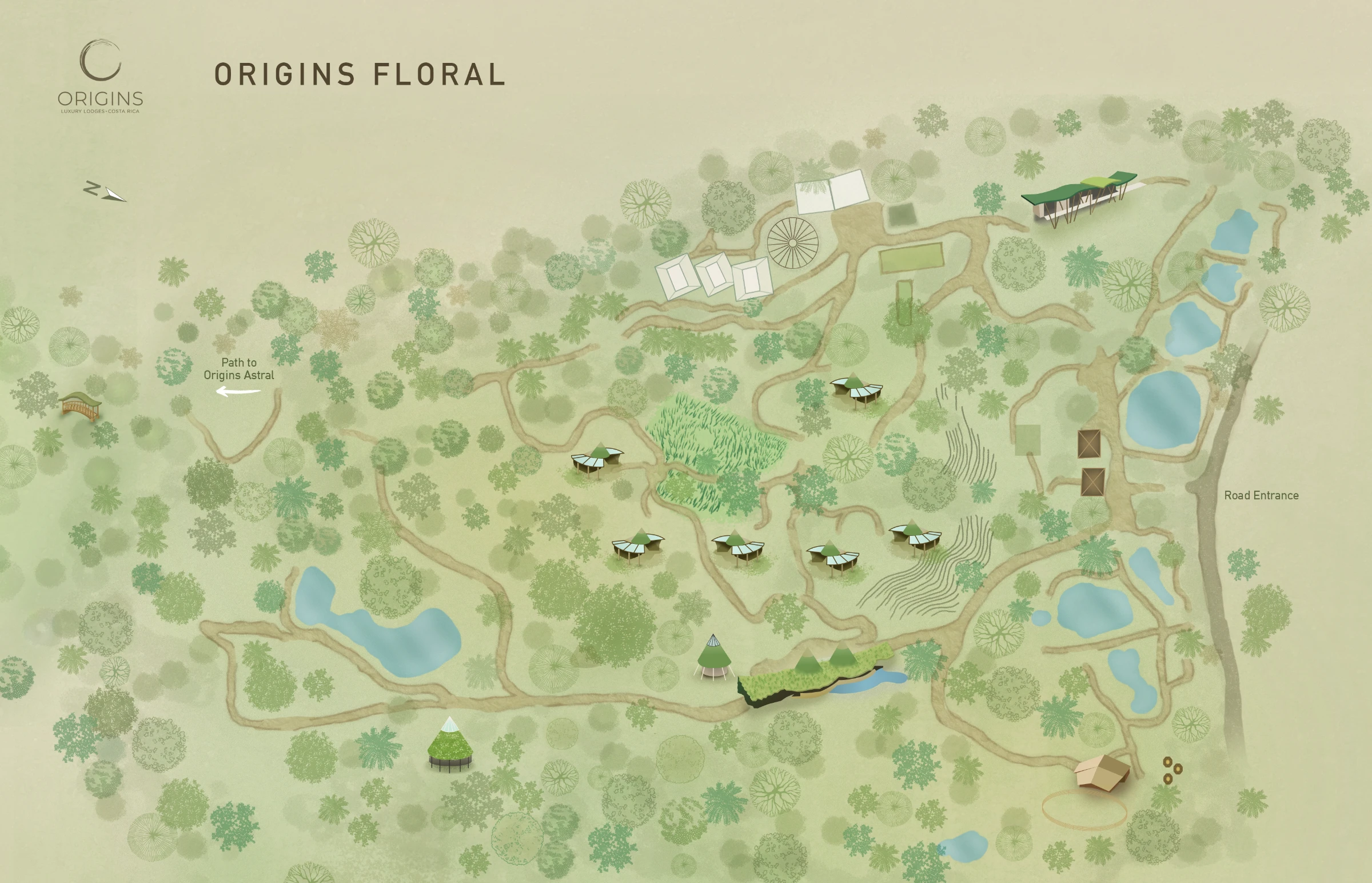 Map of the Floral Estate